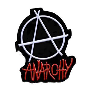 Anarchy A Symbol Enamel Pin - Punk Metal Goth Antigovernment Protest Apparel NWT